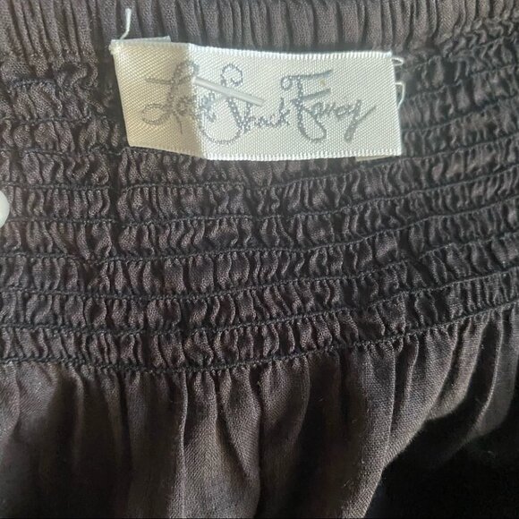 LoveShackFancy Black Cold Shoulder Mini Dress - Picture 5 of 5